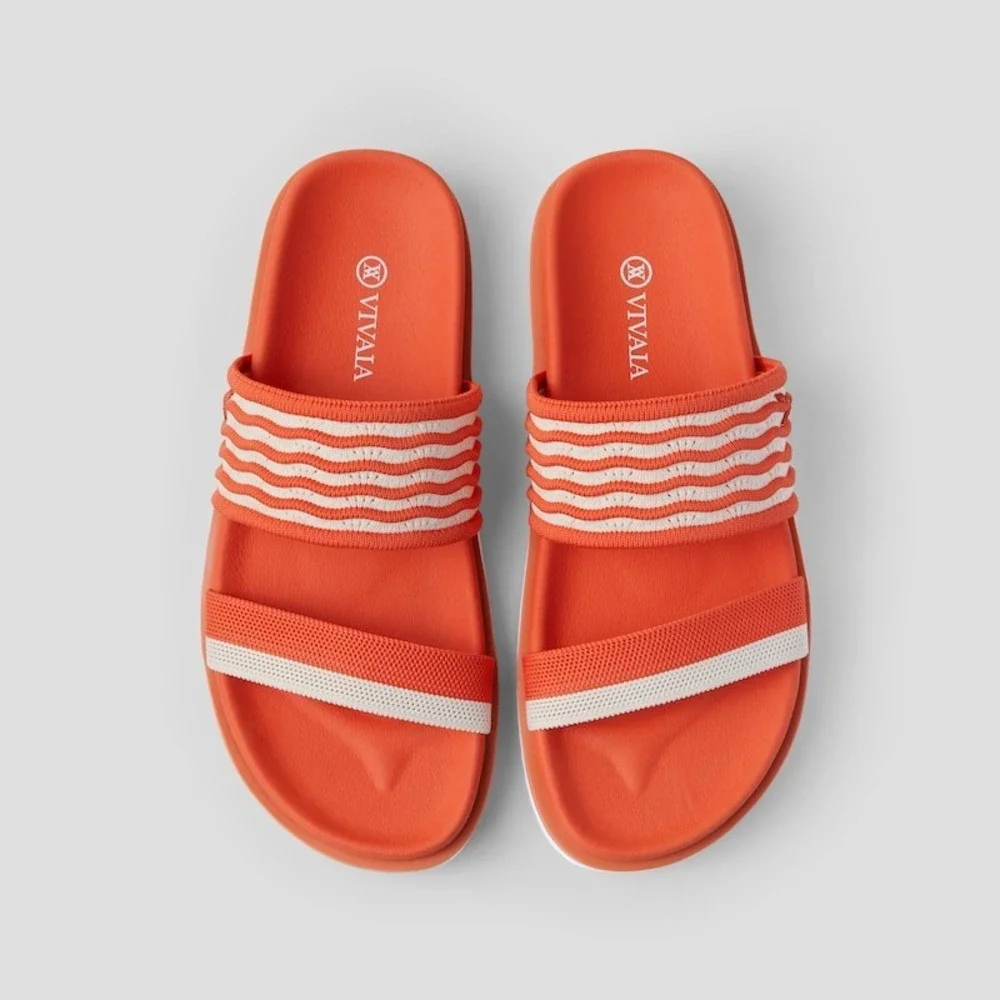 VIVAIA Double Straps Slide Sandals (Naina) | NWT - EU‎ 37 / US 6.5